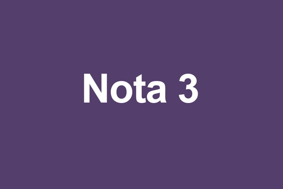 Nota 3